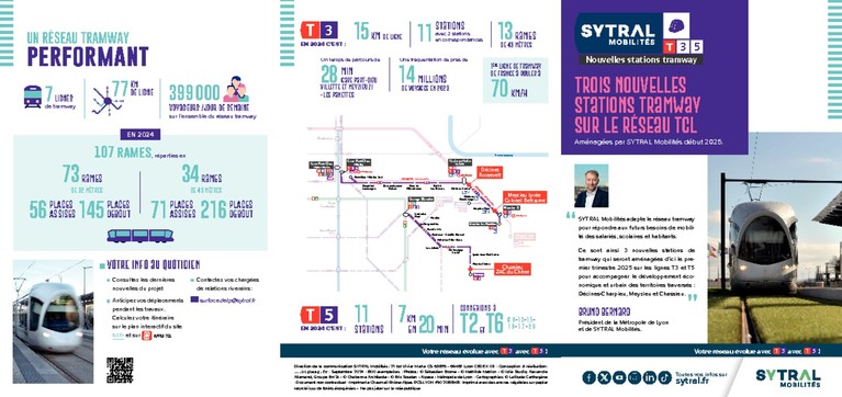 Nouvelles stations sur T3, T5 et T7 - Flyer